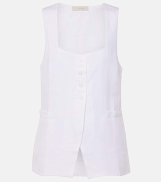 Maya linen vest