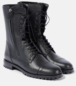 Lugata leather lace-up boots