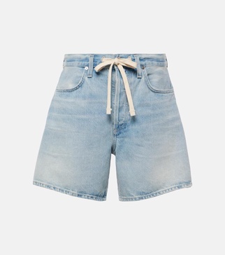 Brynn high-rise denim shorts