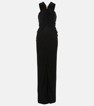 Marlene pleated gown