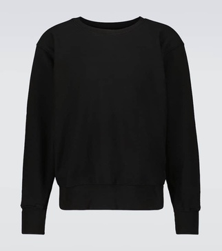 Cotton fleece sweatshirt