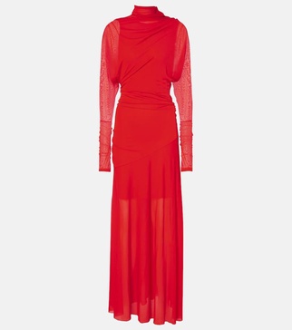 Paula sister crepe jersey gown