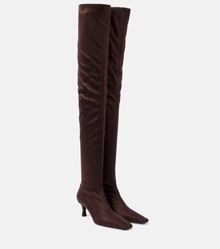 Suede over-the-knee boots