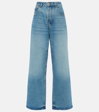 The wide-leg jeans wide