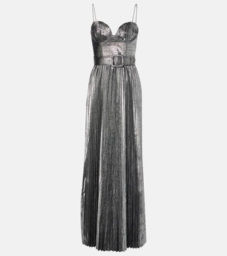 Lumi pleated gown