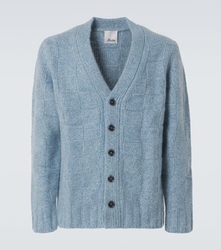 Cashmere and silk cardigan