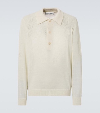 Big Piquet wool-blend polo sweater