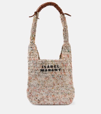 Praia Small woven tote bag