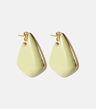 Fin Small 18kt gold-plated sterling silver earrings