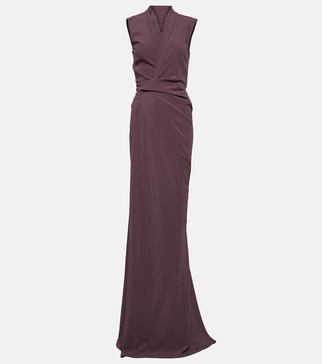 Georgette maxi gown