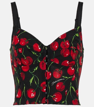 Cherry bustier