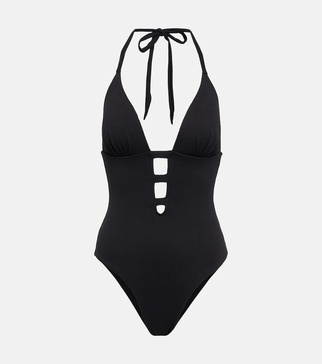 Cindy cutout halterneck swimsuit