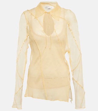 Crepe de chine blouse