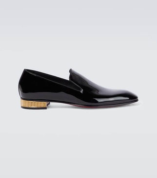 Patent leather loafers