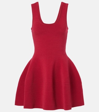 Larina flared minidress