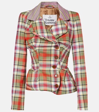 Drunken Tailored checked wool jacket