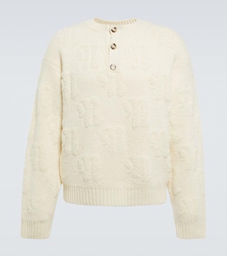 Monogram wool sweater