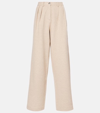 White Label Tristan cloqué wide-leg pants