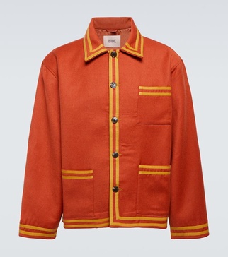 Society Club wool blouson jacket