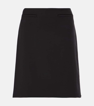 Luigia virgin wool miniskirt