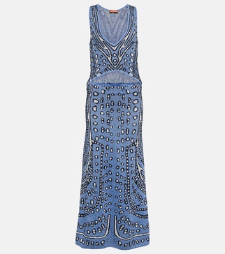 Hannah jacquard knit midi dress