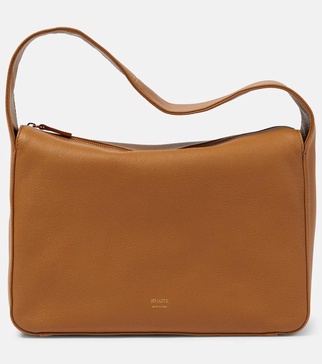 Elena leather shoulder bag