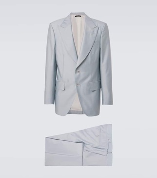 Wool and silk suit