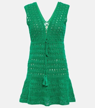 Jennifer crochet cotton minidress