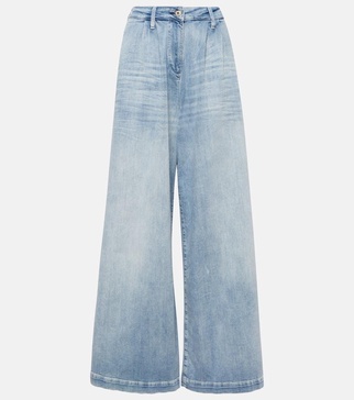 Stella high-rise wide-leg jeans