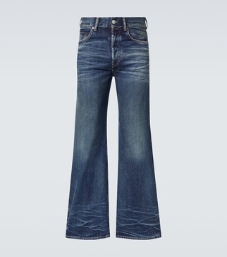 2021M mid-rise wide-leg jeans