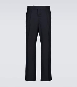 Super 120s wool twill pants