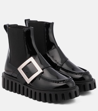 Viv' Go-Thick leather platform Chelsea boots