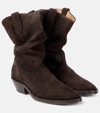 Tabi suede cowboy boots