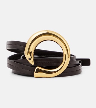 Sardine leather belt