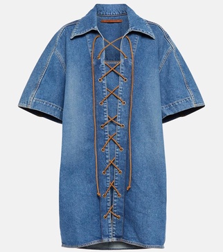 Amos denim minidress