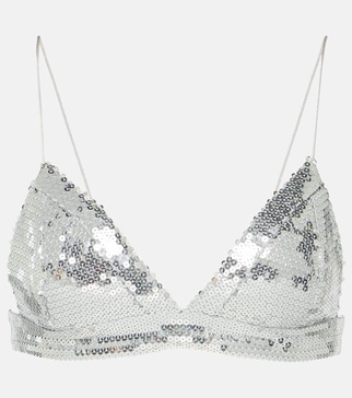 Sequined bralette