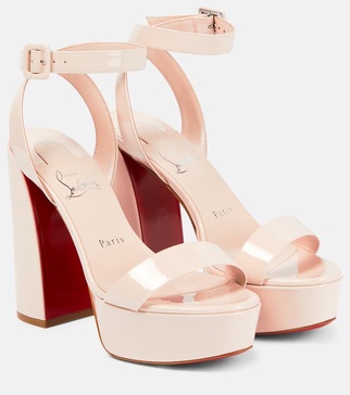 Movida Sabina patent leather platform sandals