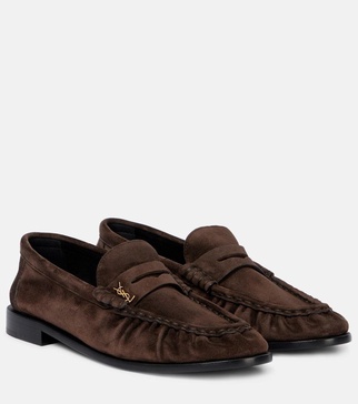 Le Loafer suede penny loafers