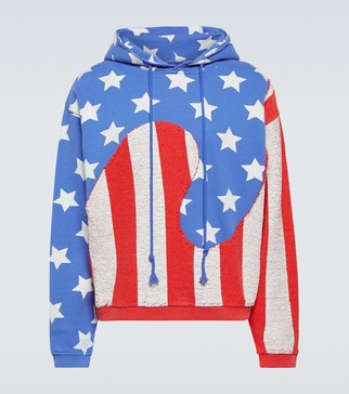 Stars and Stripes cotton hoodie