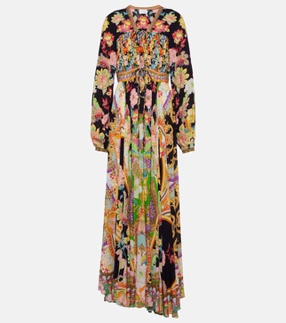 Printed maxi dress