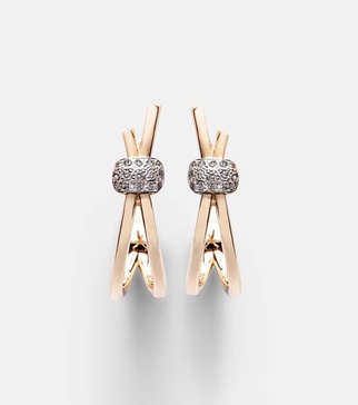 Pomellato Together 18kt gold earrings with diamonds