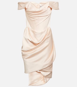 Bridal new cora Crowin Mididress