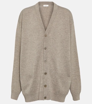 Wool-blend cardigan