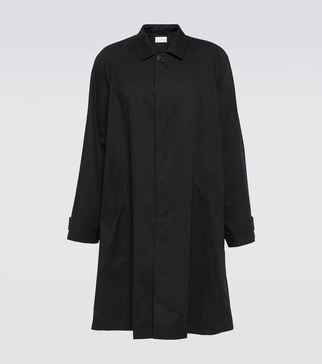 Clayton cotton and cashmere coat