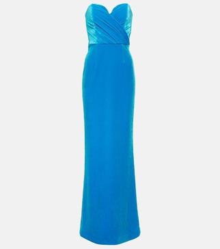 Bernadette velvet gown