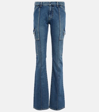 Genadio low-rise flared jeans