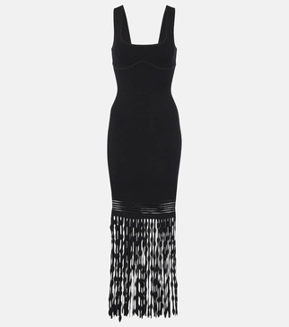 Signa fringed midi dress