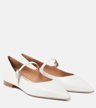 x Tabitha Simmons Kate leather ballet flats