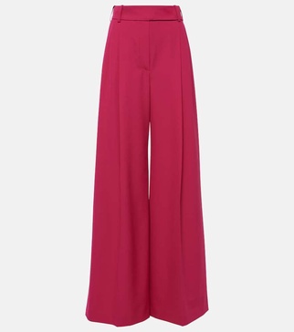 High-rise wide-leg pants 