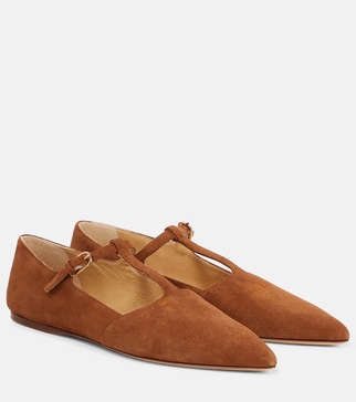 Lola suede ballet flats